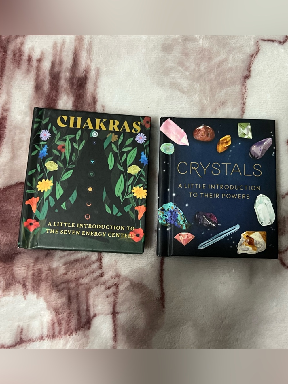 Chakras & Crystals Mini Book Set - Floral & Gem Covers